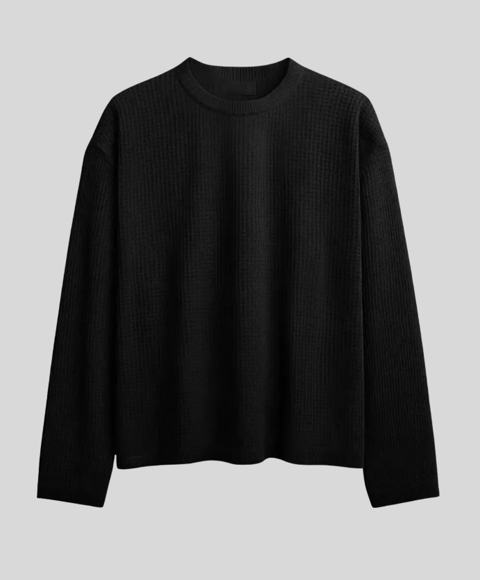 Waffle t shirt plain (wholesale)