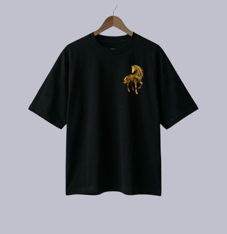 GOLD HORSE Tshirt Wholesale 3 pcs M.O.Q (1 set)