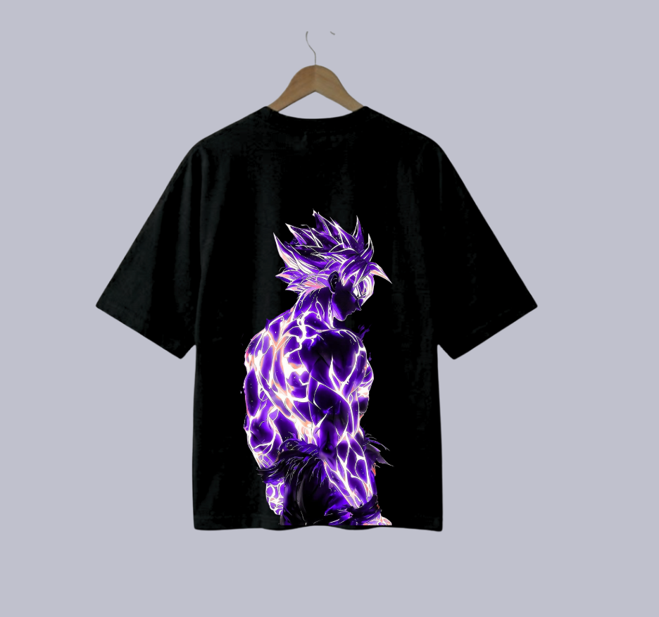 PURPLE GOKU DBZ Tshirt Wholesale 3 pcs M.O.Q (1 set)
