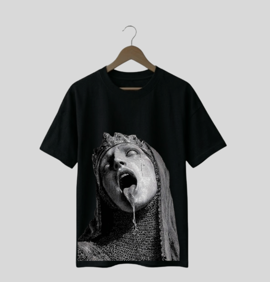 Gothic chrome arts dropshoulder TSHIRT Wholesale 3 pcs M.O.Q (1 set)