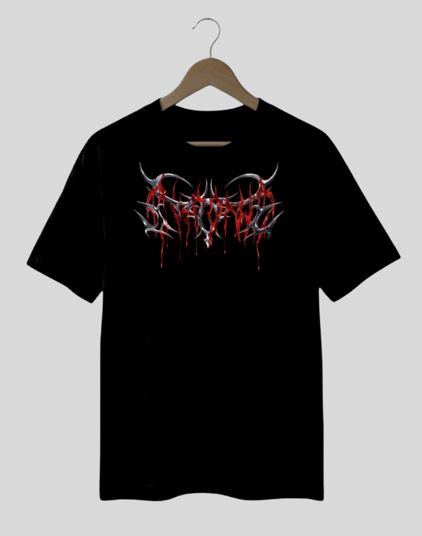 red blood dropshoulder tee wholesale M.O.Q 3 PCS