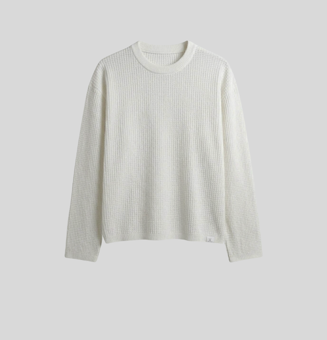 Waffle t shirt plain (wholesale)