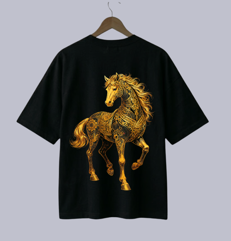 GOLD HORSE Tshirt Wholesale 3 pcs M.O.Q (1 set)
